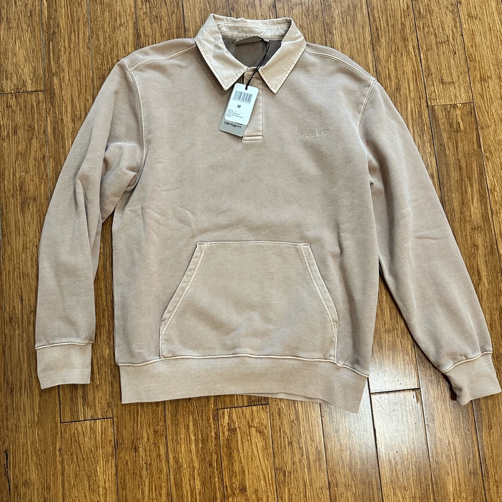 Carhartt WIP Duster Script Rugby Sweatshirt.